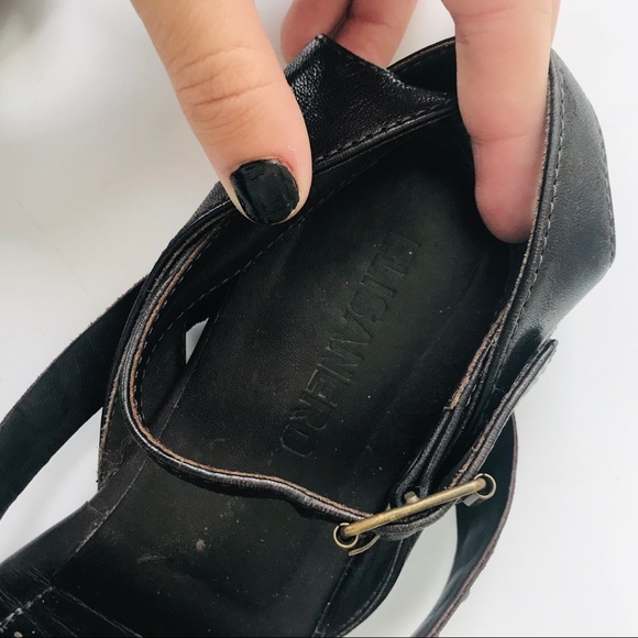 Elisanero black studded gladiator boho sandals - Picture 5 of 7